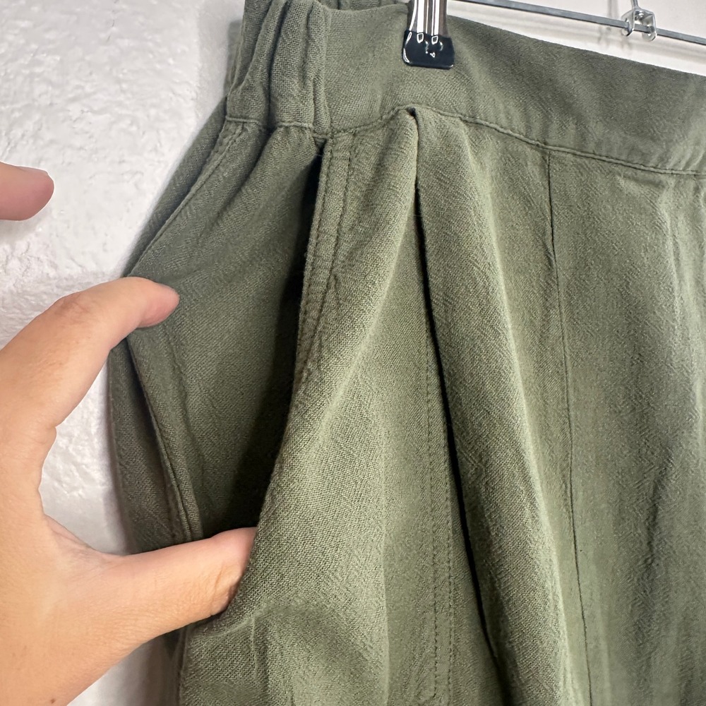 The Great Army Pants Olive Green Cotton Drop Crotch Tapered Trousers Size 1 S - Picture 6 of 9